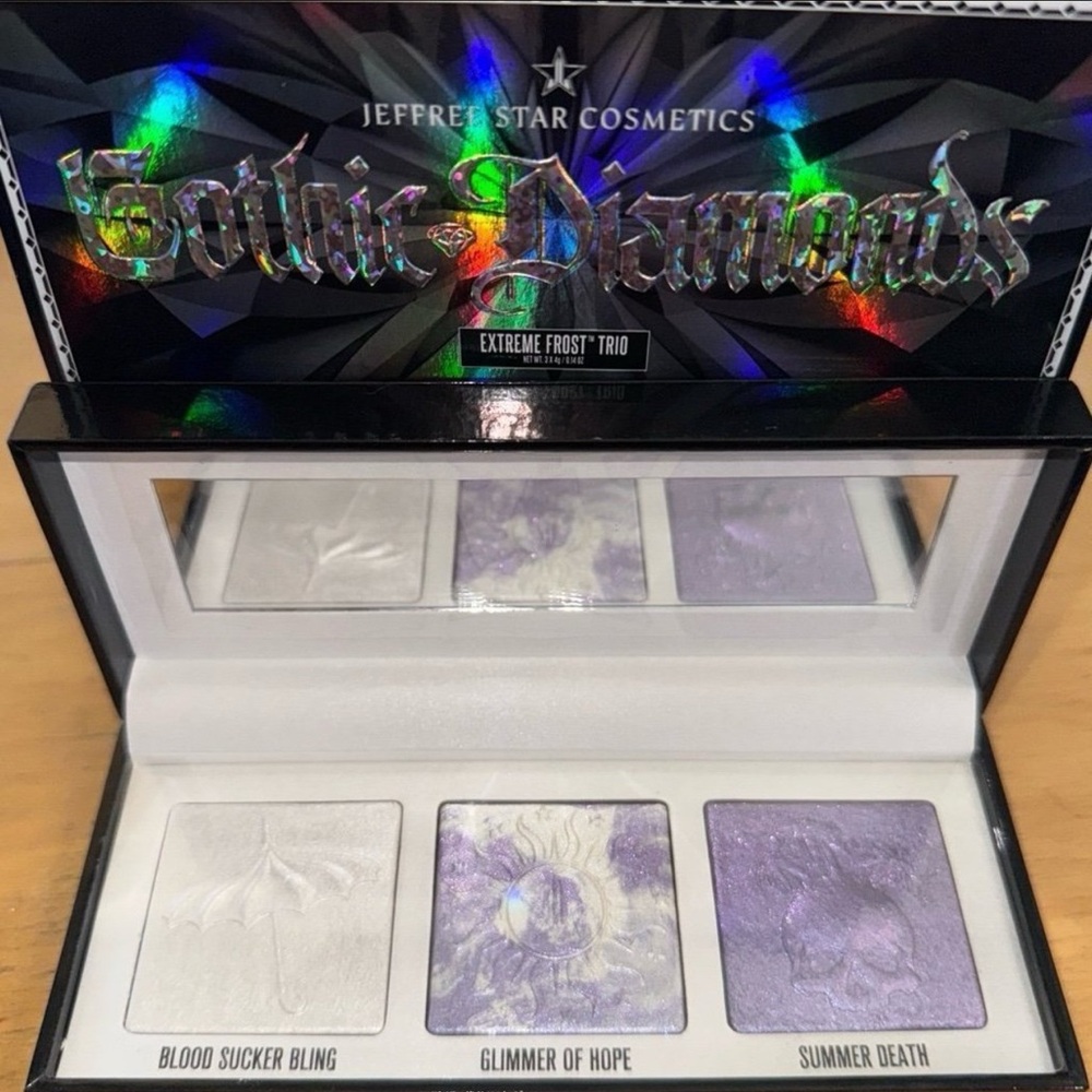 Jeffree Star Gothic Diamonds Extreme Frost Trio Palette - BNIB